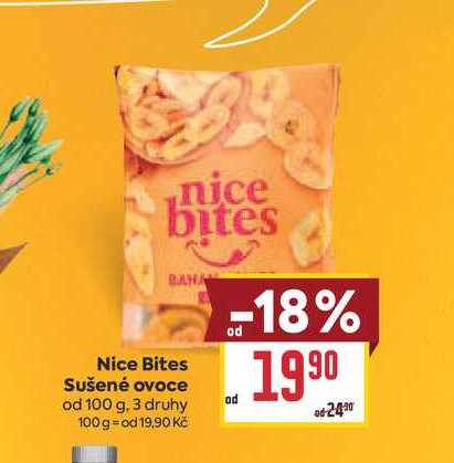 Nice Bites Sušené ovoce od 100 g