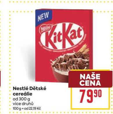Nestlé Dětské cereálie od 300 g