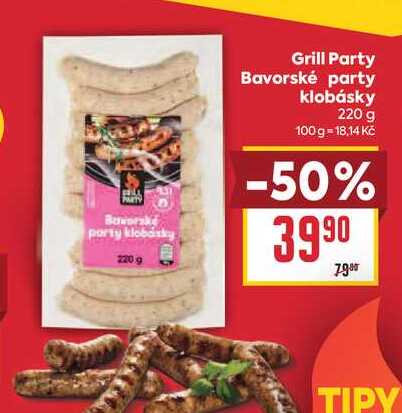 Grill Party Bavorské party klobásky 220 g