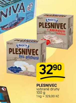 PLESNIVEC vybrané druhy 100 g