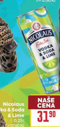 Nicolaus Vodka & Soda 0,25l