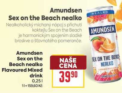 Amundsen Sex on the Beach nealko Flavoured Mixed drink 0,25l