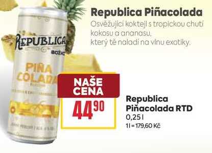 Republica Piňacolada RTD 0,25l