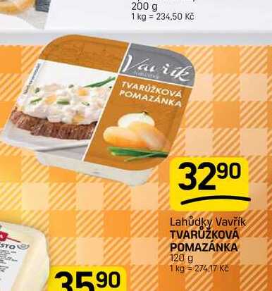 TVARŮŽKOVÁ POMAZÁNKA 120 g