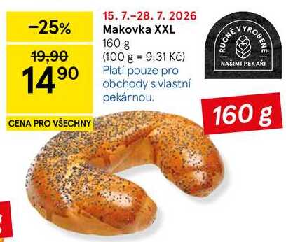 Makovka XXL, 160 g 