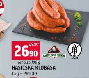 HASIČSKÁ KLOBÁSA 100g