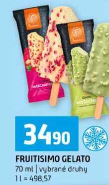 FRUITISIMO GELATO 70 ml vybrané druhy
