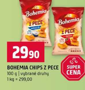 BOHEMIA CHIPS Z PECE 100 g vybrané druhy
