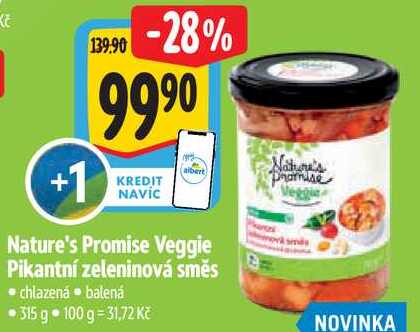 Nature's Promise Veggie Pikantní zeleninová směs, 315 g