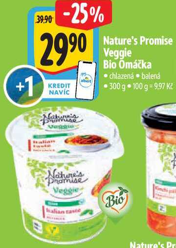 Nature's Promise Veggie Bio Omáčka, 300 g