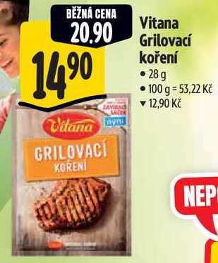 Vitana Grilovací koření, 28 g 