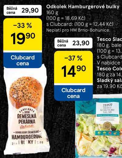 Odkolek Hamburgerové bulky, 160 g 