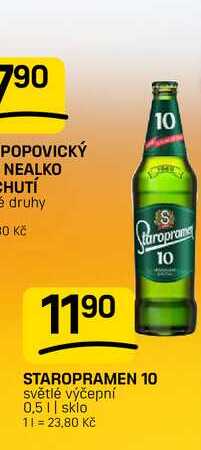 STAROPRAMEN 10 světlé výčepní 0,5l