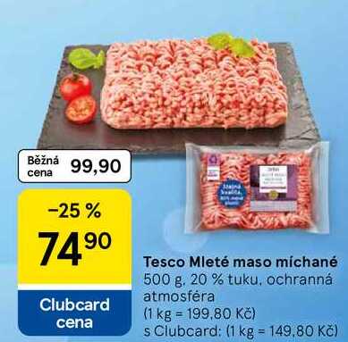 Tesco Mleté maso míchané, 500 g 