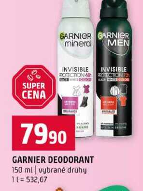 GARNIER DEODORANT 150 ml vybrané druhy