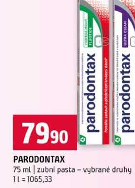PARODONTAX 75 ml zubní pasta vybrané druhy