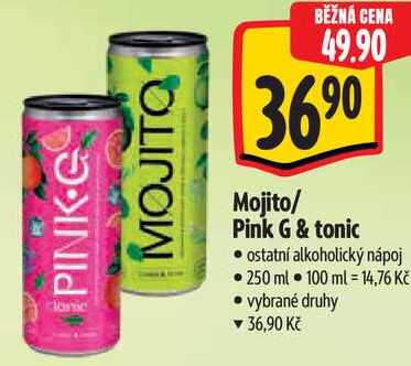 Mojito/Pink G & tonic, 250 ml
