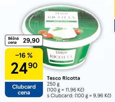 Tesco Ricotta, 250 g