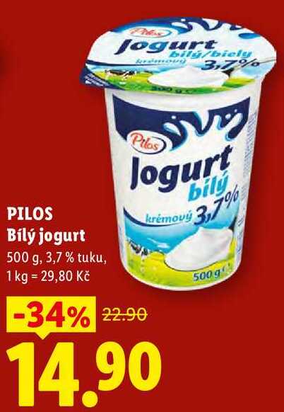 PILOS Bílý jogurt, 500 g