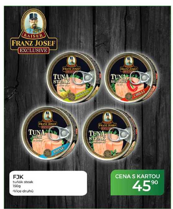 FJK tuňák steak 150g 
