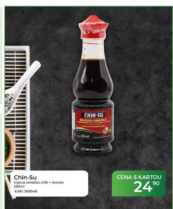 Chin-Su Sójová omáčka chili česnek 250ml
