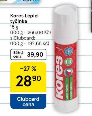 Kores Lepicí tyčinka, 15 g
