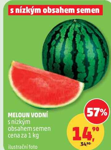 MELOUN VODNÍ s nízkým obsahem semen, 1 kg