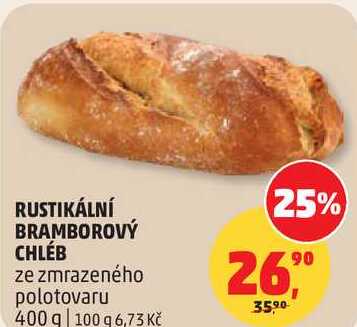 RUSTIKÁLNÍ BRAMBOROVÝ CHLÉB, 400 g