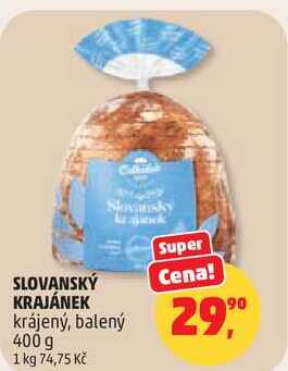 SLOVANSKÝ KRAJÁNEK krájený, balený, 400 g