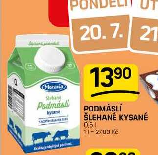 PODMÁSLÍ ŠLEHANÉ KYSANÉ 0,5l