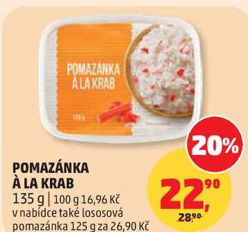 POMAZÁNKA À LA KRAB, 135 g
