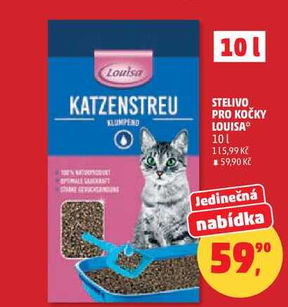STELIVO PRO KOČKY LOUISA, 10 l
