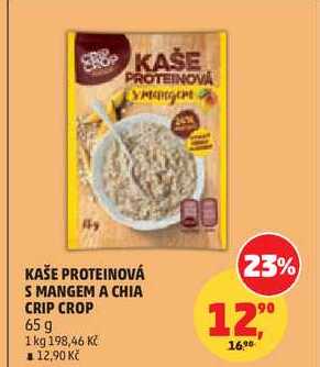 KAŠE PROTEINOVÁ S MANGEM A CHIA CRIP CROP, 65 g  