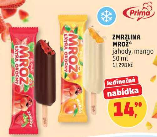 ZMRZLINA MROŽ jahody, 50 ml