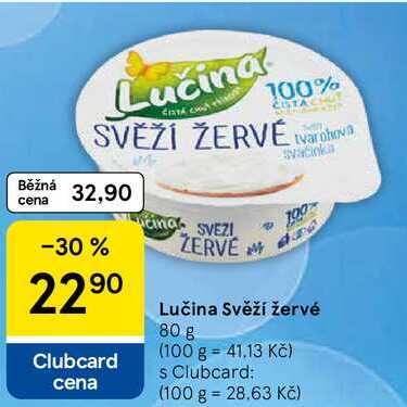 Lučina Svěží žervé, 80 g