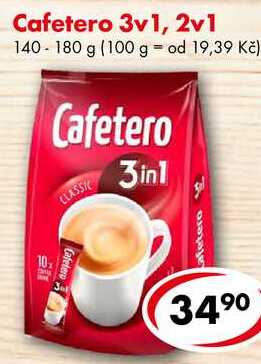 Cafetero 3v1, 2v1, 140 - 180 g
