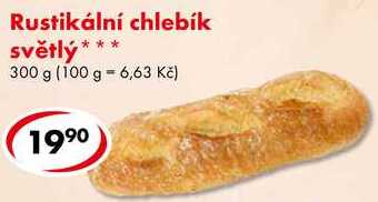 Rustikální chlebík světlý, 300 g
