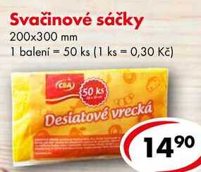 Svačinové sáčky, 50 ks