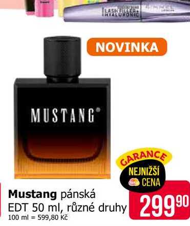 Mustang pánská EDT 50 ml, různé druhy
