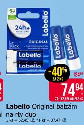 Labello Original balzám al na rty duo