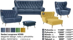 Sedací souprava VOSS pohovka