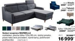 Sedací souprava MARBELLA taburet