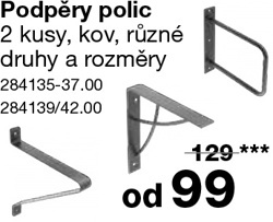 Podpěry polic