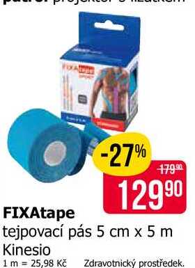 FIXAtape tejpovací pás 5 cm x 5 m Kinesio