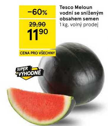 Tesco Meloun vodní se sníženým obsahem semen, 1 kg