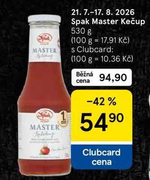Spak Master Kečup, 530 g