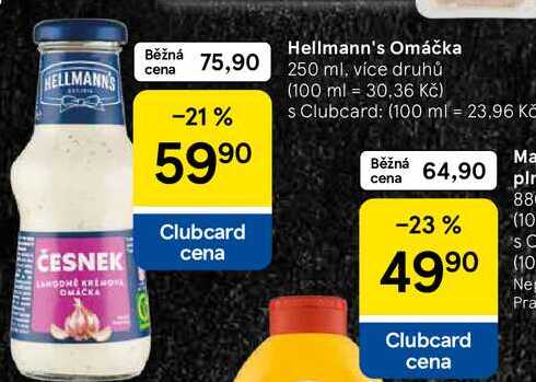 Hellmann's Omáčka, 250 ml, více druhů