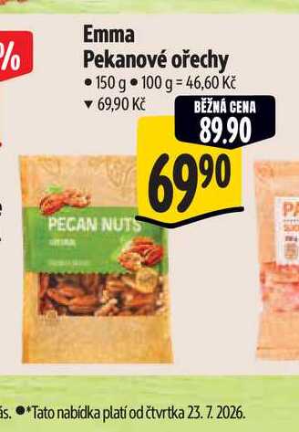 Emma Pekanové ořechy 150 g