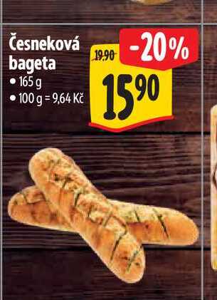 Česneková bageta 165 g