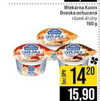 Mlékárna Kunín Oveska ochucená různé druhy 150 g